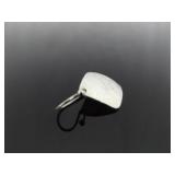 .925 Sterling Silver Hand Hammered Designed Dangle Hook Earrings