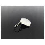 .925 Sterling Silver Hand Hammered Designed Dangle Hook Earrings