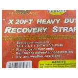 White Dog Recovery Strap