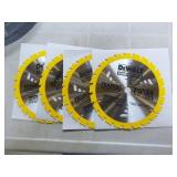 4 DeWalt 7 1/4" Framing Circle Saw Blades