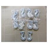 10 Clevis Grab Hooks