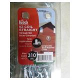 5 Packs of Koch #2 Coil Straight Link Chain
