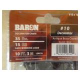 5 Packs of Baron Black #10 Decorator Chain