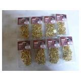 8 Packs of Baron Brass Plated Decorator Chain