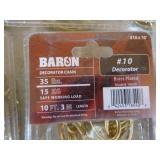 8 Packs of Baron Brass Plated Decorator Chain