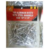 4 Bags of PTC Aluminum Head Steel Mandrel Rivets