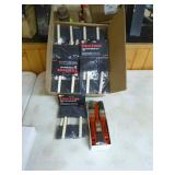 24 Packs of Tekton 5 Piece Foam Brush Set and 12 1" Paint Brushes.
