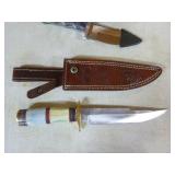 3 Hunting Knifes with Sheathes