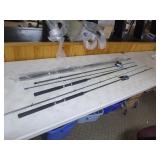 3 South Bend Ultra Fight Fishing Rods