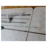 3 South Bend Ultra Fight Fishing Rods