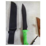 2 Hunting Knives with Sheathes