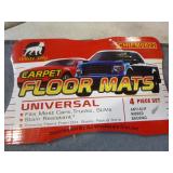 White Dog Universal Carpet Floor Mats