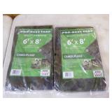 2 Pro-Best Multi-Purpose Camouflage Tarps