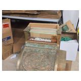 Vintage National Gilded Bronze Case Register with Relief Carving 1930 (includes key)