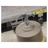 Brass Bell with Eagle Topper on Stand 11"