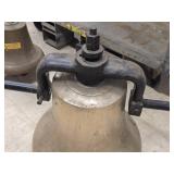Vintage 16" Brass Railroad Locomotive Bell with Clapper