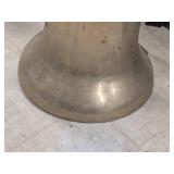 Vintage 16" Brass Railroad Locomotive Bell with Clapper