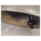 Vintage 16" Brass Railroad Locomotive Bell with Clapper