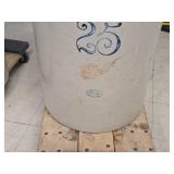 Red Wing 25-Gallon Stoneware Crock 25" x 19 1/2"