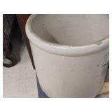 Red Wing Union Stoneware 25-Gallon Stoneware Crock / Birch Leaf pattern / 21" x 22"