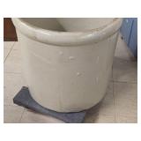 Red Wing Union Stoneware 25-Gallon Stoneware Crock / Birch Leaf pattern / 21" x 22"