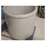 Red Wing Union Stoneware 25-Gallon Stoneware Crock / Birch Leaf pattern / 21" x 22"