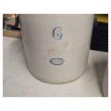 Red Wing 6-Gallon Stoneware Crock 15" x 13"