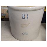 Red Wing 10-Gallon Stoneware Crock 16" x 16"