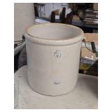 Red Wing 5-Gallon Stoneware Crock with Handles 13" x 13"
