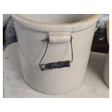 Red Wing 5-Gallon Stoneware Crock with Handles 13" x 13"