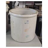 Red Wing 12-Gallon Stoneware Crock with Handles 17 1/2" x 16 1/2"