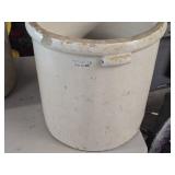 Red Wing 12-Gallon Stoneware Crock with Handles 17 1/2" x 16 1/2"
