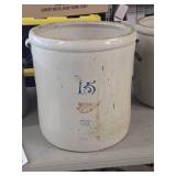 Red Wing 15-Gallon Stoneware Crock with Handles 19" x 17 1/2"