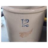 Red Wing 12-Gallon Stoneware Crock