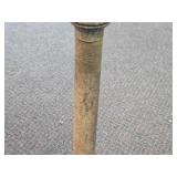 Vintage Late 19th / Early 20th Century 32" Brass and Cast Iron Fire Hose Nozzle