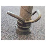 Vintage Late 19th / Early 20th Century 32" Brass and Cast Iron Fire Hose Nozzle