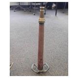 Vintage Late 19th / Early 20th Century 30" Brass and Cast Iron Fire Hose Nozzle