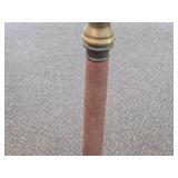 Vintage Late 19th / Early 20th Century 30" Brass and Cast Iron Fire Hose Nozzle