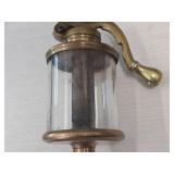 Vintage Lunkenheimer Alpha No. 6 Brass and Glass Body Oiler