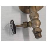 Vintage Lunkenheimer Alpha No. 6 Brass and Glass Body Oiler