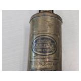 Vintage General Quick Aid Fire Guard Model 85 Heavy Duty Brass Hand Pump Fire Extinguisher