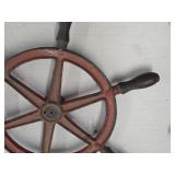 16" Cast Iron Nautical Ship Steering Wheel