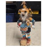 Vintage Handcrafted Hopi Kachina Native American Doll - Mudhead Clown by Artist Julie Begay 1998