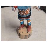 Vintage Handcrafted Hopi Kachina Native American Doll - Mudhead Clown by Artist Julie Begay 1998