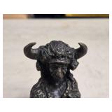 Native American with Bison Headdress theme Bronze Sculpture / by Ron Forman
