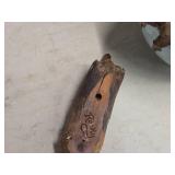 Handcarved Wood Spirit Sculpture - Possible Cedar or Drift Wood Depicting a Wizard or Tree Spirit - Rocky (titled on back)