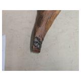 Handcarved Wood Spirit Sculpture - Possible Cedar or Drift Wood Depicting a Wizard or Tree Spirit - Rocky (titled on back)