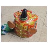 Vintage Chinese Lion Dance Mask / Head Puppet made of Handcrafted Paper Mache