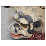 Vintage Handcarved Handpainted 20th Century Balinese Wooden Monkey Mask