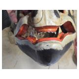 Vintage Handcarved Handpainted 20th Century Balinese Wooden Monkey Mask